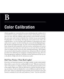 Color Calibration