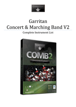 Garritan Concert & Marching Band V2