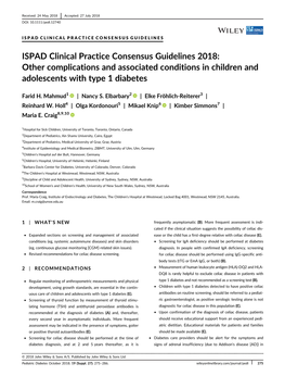 ISPAD Consensus Guidelines