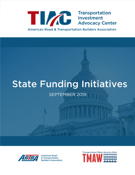 September 2019 State Transportation Funding Initiatives Report