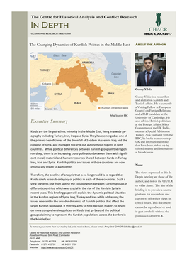 The Changing Dynamics of Kurdish Politics in the Middle East About the Author