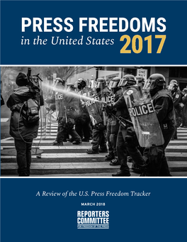 PRESS FREEDOMS in the United States 2017