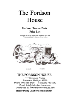 House the Fordson