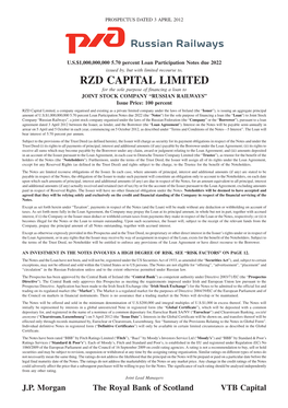 Rzd Capital Limited