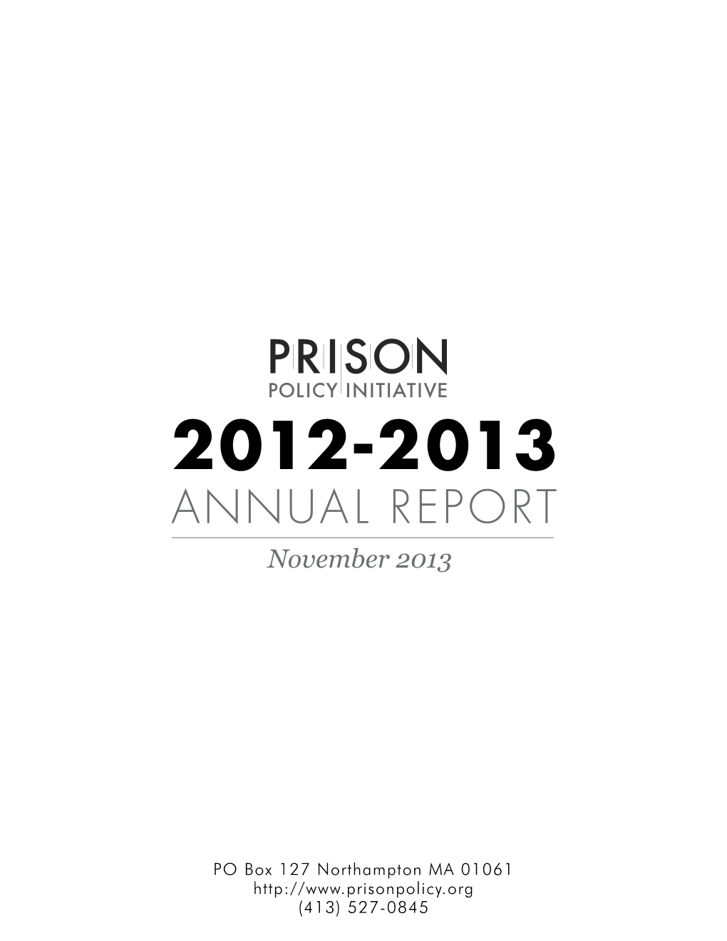 ANNUAL REPORT November 2013