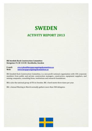 Sweden Activity Report 2013