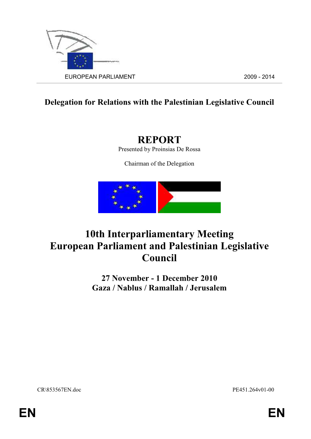 Delegation for Relations with the Palestinian Legislative Council