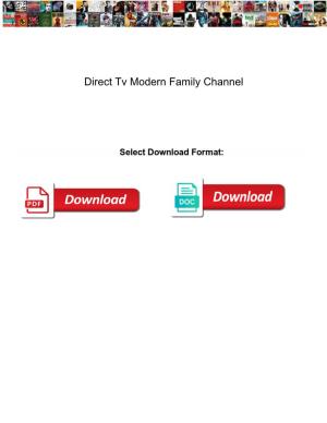 Direct Tv Modern Family Channel
