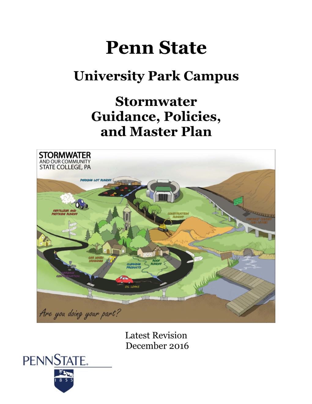 University Park Campus Stormwater Guidance, Policies, and Master Plan