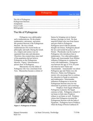 Pythagoras Volume 1 June 30, 2006