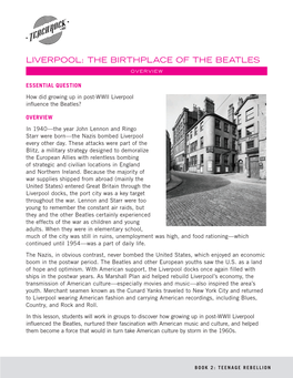 Liverpool: the Birthplace of the Beatles