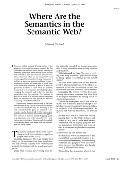 Where Are the Semantics in the Semantic Web?