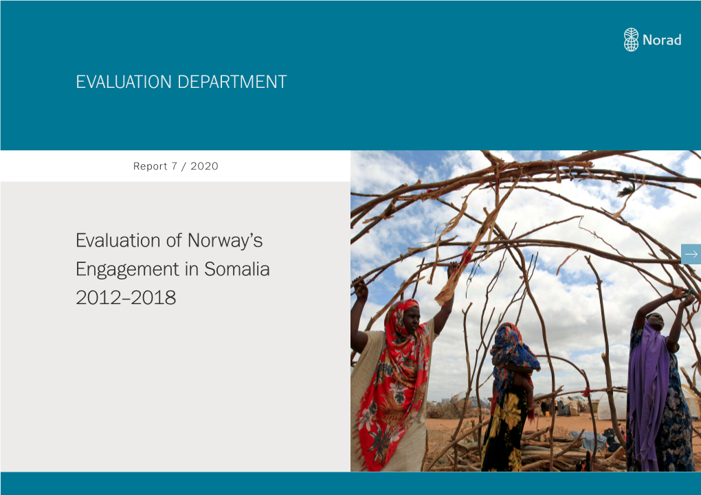 Evaluation of Norway's Engagement in Somalia