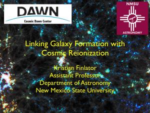 Linking Galaxy Formation with Cosmic Reionization
