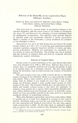 Proceedings of the Indiana Academy of Science