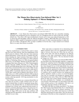 The Mauna Kea Observatories Near-Infrared Filter Set. I. Defining