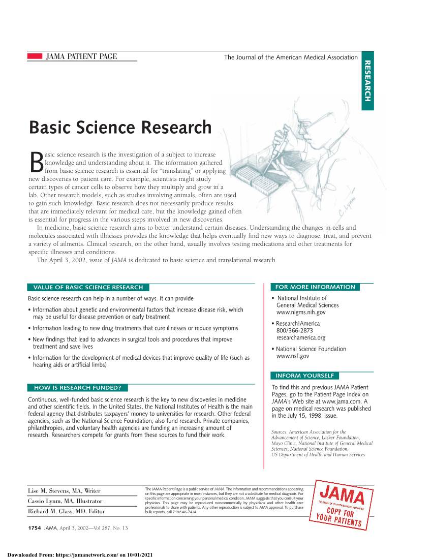 Basic Science Research From