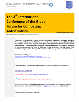 The 4 International Conference of the Global Forum for Combating