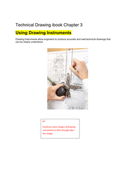 Technical Drawing Ibook Chapter 3 Using Drawing Instruments