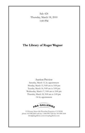 The Library of Roger Wagner