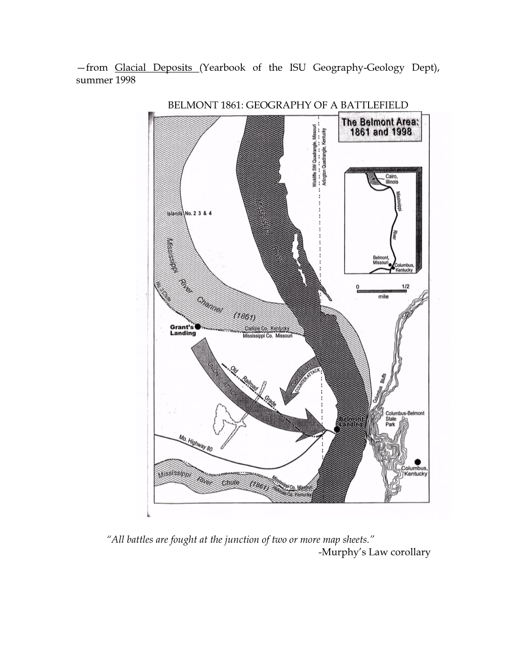 Belmont 1861: Geography of a Battlefield