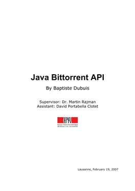 Java Bittorrent API