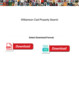 Williamson Cad Property Search
