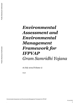 4. Environmental Management Framework (EMF)