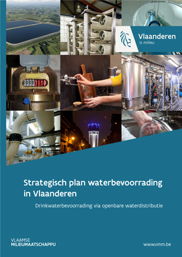 Strategisch Plan Waterbevoorrading in Vlaanderen Drinkwaterbevoorrading Via Openbare Waterdistributie