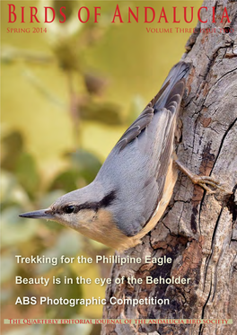 Birds of Andalucia Spring 2014 Volume Three, Issue Two