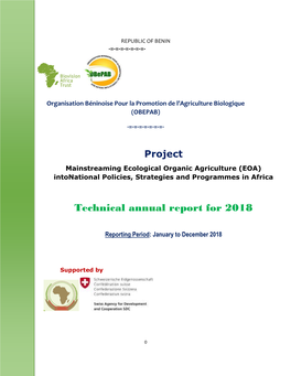 Annual Operational Eoa- I Project Report for Benin 2018