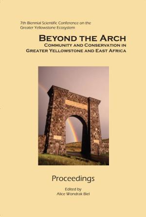 Beyond the Arch Community and Conservation in Greater Yellowstone and East Africa