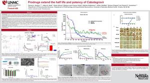 Prodrugs Extend the Half Life and Potency of Cabotegravir Tanmay A