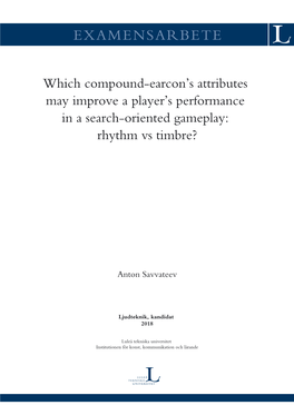 Which Compound-Earcon's Attributes May Improve A
