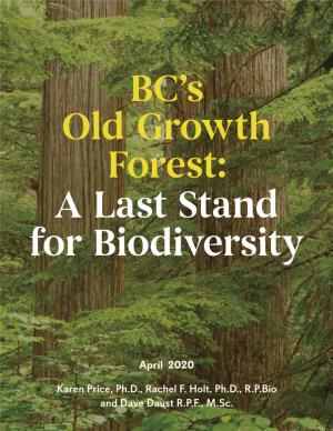 BC's Old Growth Forest: a Last Stand for Biodiversity