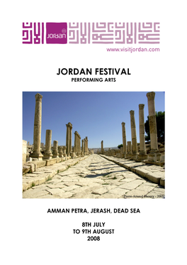 Jordan Festival Performing Arts