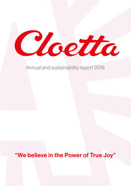 Cloetta's Purpose Is That