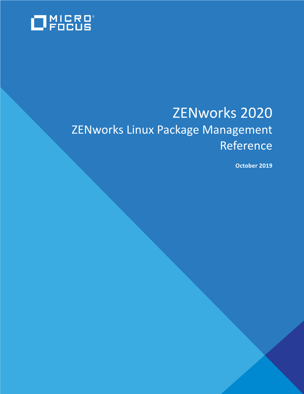 Zenworks Linux Package Management Reference