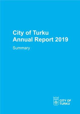 City of Turku Annual Report 2019 Summary