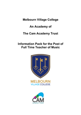 Melbourn Village College an Academy of The