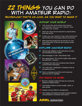 22 Things You Can Do with Amateur Radio: Technology That’S As Cool As You Want to Make It