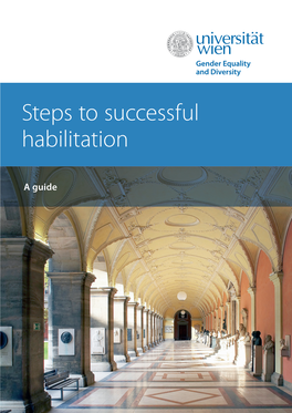 "Steps to a Successful Habilitation" (PDF)