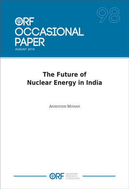 The Future of Nuclear Energy in India