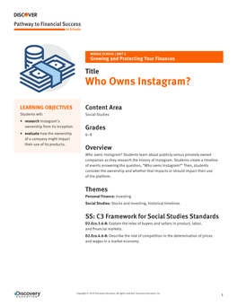 Who Owns Instagram?