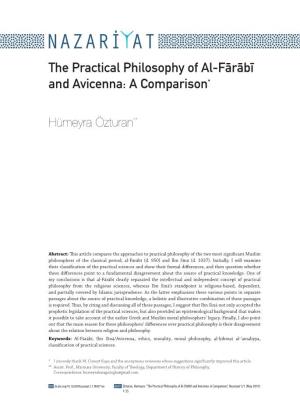 The Practical Philosophy of Al-Farabı and Avicenna: a Comparison*