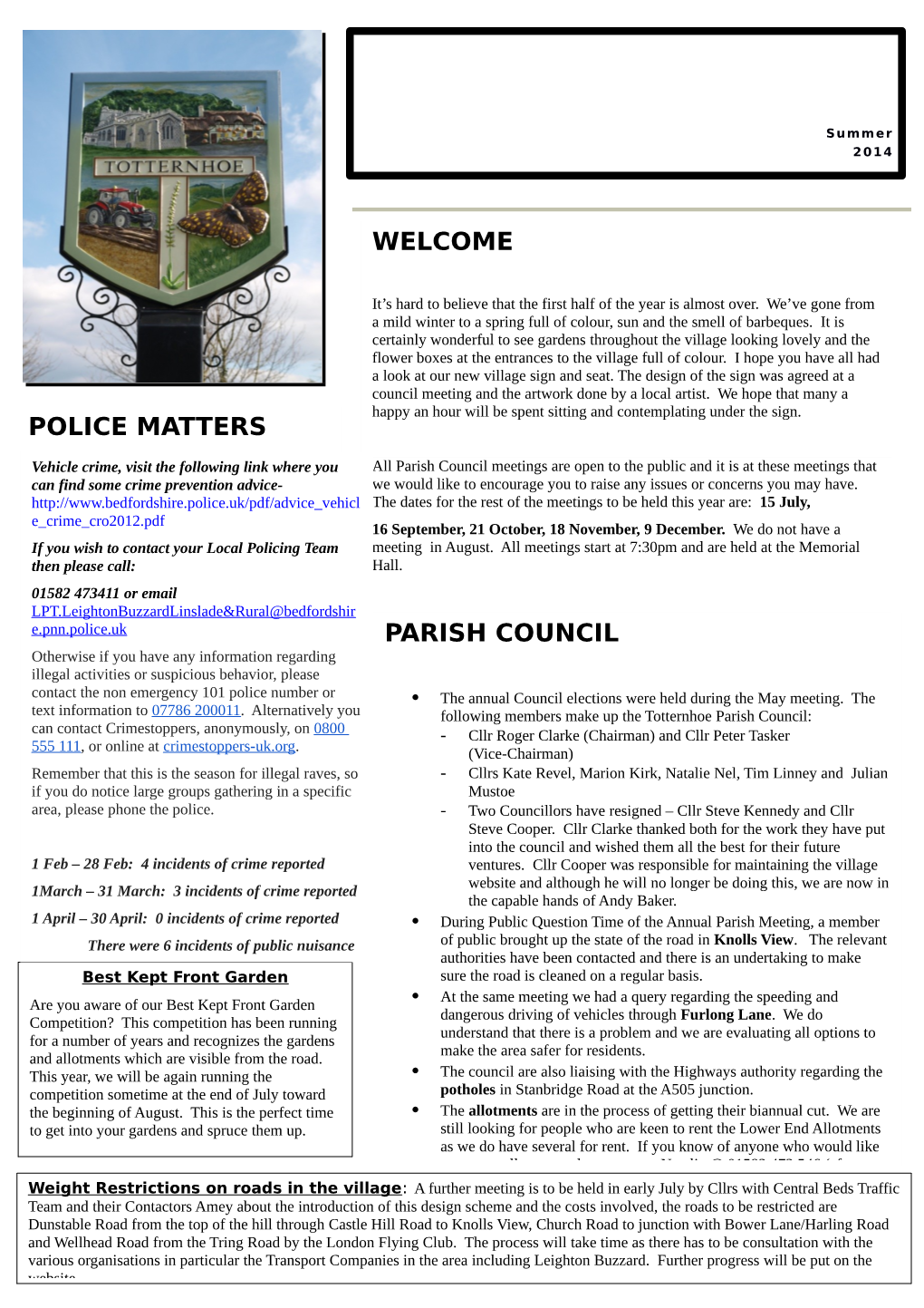 Totternhoe Parish Council