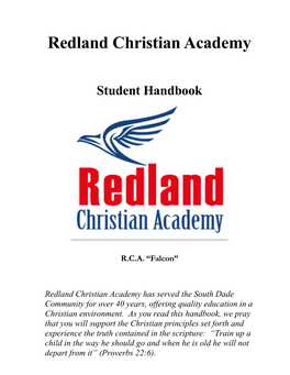 Redland Christian ​Academy