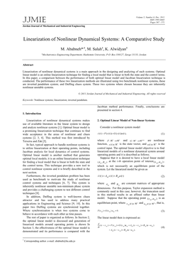 Linearization of Nonlinear Dynamical Systems: a Comparative Study