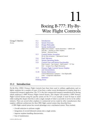 Chapter 11: Boeing B-777: Fly-By-Wire Flight Controls