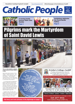 Pilgrims Mark the Martyrdom of Saint David Lewis